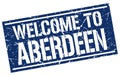 welcome to Aberdeen stamp