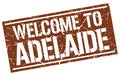 welcome to Adelaide stamp