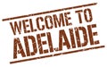 welcome to Adelaide stamp