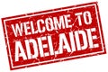 welcome to Adelaide stamp