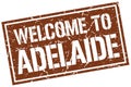 welcome to Adelaide stamp