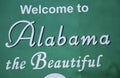 Welcome to Alabama Royalty Free Stock Photo