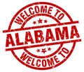 welcome to Alabama stamp
