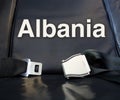 Welcome to Albania! Let`s the fly, travel, journey, tour, trip, Royalty Free Stock Photo