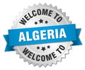 welcome to Algeria badge Royalty Free Stock Photo