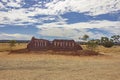 Welcome to Alice Springs landmark outside the city of Alice Springs in Northern Territory, Australia. Royalty Free Stock Photo