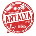 Welcome to Antalya sign or stamp