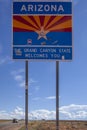 Welcome to Arizona Sign Royalty Free Stock Photo