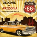 Welcome to Arizona Royalty Free Stock Photo