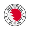 Welcome to Bahrain. Collection of welcome icons.