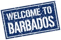 welcome to Barbados stamp