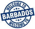 welcome to Barbados stamp