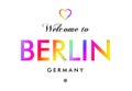 Welcome to Berlin Germany card