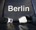 Welcome to Berlin! Let`s the fly, travel, journey, tour, trip Royalty Free Stock Photo