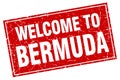 welcome to Bermuda stamp