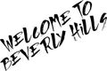 Welcome to Beverly Hills California text sign illustration Royalty Free Stock Photo