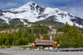 Welcome to Big Sky Mountain Village Sign, Montana, United States Royalty Free Stock Photo