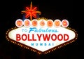 Welcome to Bollywood Royalty Free Stock Photo