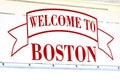 Welcome to Boston Sign