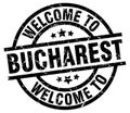 welcome to Bucharest stamp