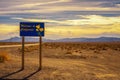 Welcome to California road sign Royalty Free Stock Photo