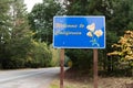 Welcome to California State Highway Entrance Sign Royalty Free Stock Photo