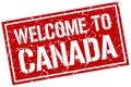 welcome to Canada stamp