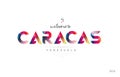 Welcome to caracas venezuela card and letter design typography i