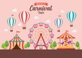 Welcome to Carnival Fair Royalty Free Stock Photo