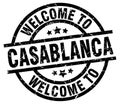 welcome to Casablanca stamp