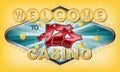 Welcome to Casino Royalty Free Stock Photo