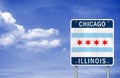 Welcome to Chicago - Illinois Royalty Free Stock Photo