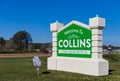 Welcome to Collins Mississippi sign