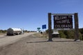 Welcome to Colorado road sign Royalty Free Stock Photo