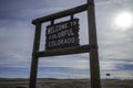 Welcome to Colorful Colorado sign Royalty Free Stock Photo