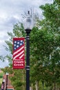 Welcome to Cripple Creek banner on a lamp post