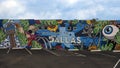 `Welcome to Dallas` mural on the side of a building at 2714 Commerce Street in Deep Ellum, Texas.