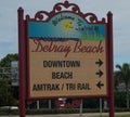 Welcome to Delray Beach sign