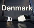 Welcome to Denmark! Let`s the fly, travel, journey, tour, trip, Royalty Free Stock Photo