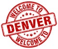 welcome to Denver stamp