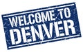 welcome to Denver stamp