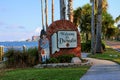 Welcome to Dunedin sign, Pinellas County, Florida, United States