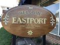 Welcome to Eastport signage in Annapolis Royalty Free Stock Photo