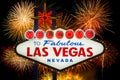 Welcome to Fabulous Las Vegas with colorful firework