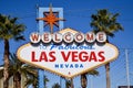 Welcome to Fabulous Las Vegas Nevada sign Royalty Free Stock Photo