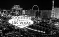 Welcome to fabulous Las vegas Nevada sign Royalty Free Stock Photo