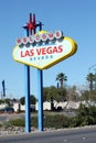 Welcome to Fabulous Las Vegas sign Royalty Free Stock Photo