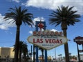 Welcome to Fabulous Las Vegas sign. Royalty Free Stock Photo