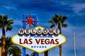 Welcome to Fabulous Las Vegas sign Royalty Free Stock Photo