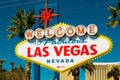 Welcome to fabulous Las Vegas sign Royalty Free Stock Photo